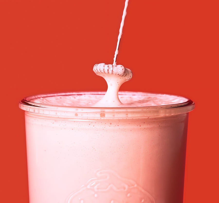Strawberry Créme protein shake
